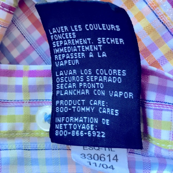 Tommy Hilfiger button down 80’s 2-ply shirt - Picture 10 of 10